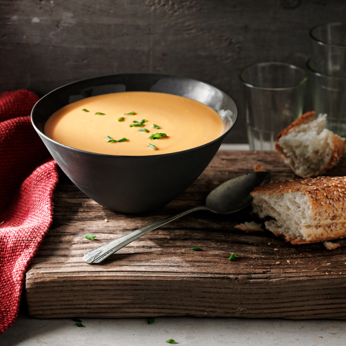Tomato Soup Food Photography- © Aristo Studios